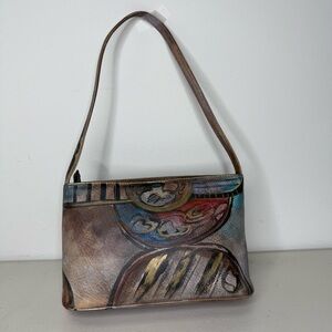 NEW Jane Yoo Leather Small Shoulder Bag 9”x6”
